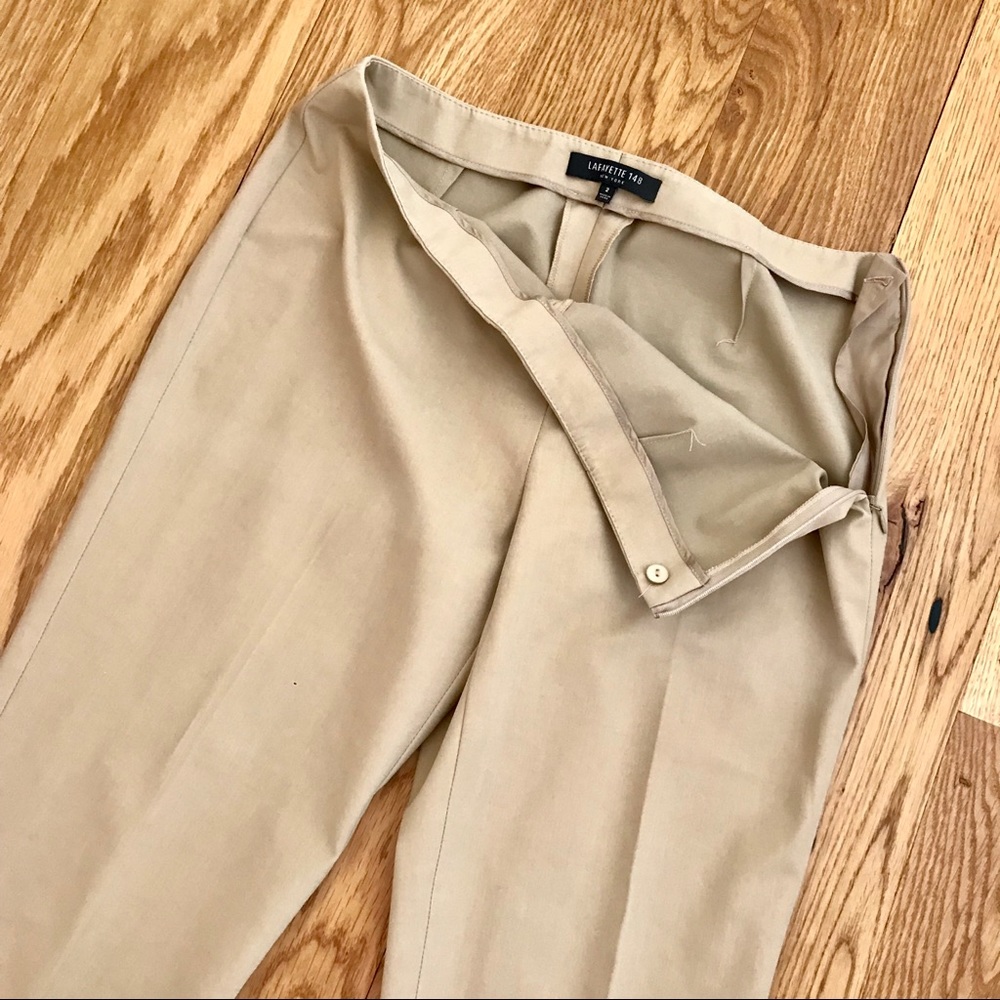 LAFAYETTE 148 STANTON CROP PANT work pants